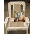 thumbnail image 2 of Carolines Treasures JMK1280PW1414 Orange Coconut Tree Canvas Fabric Decorative Pillow, 2 of 4