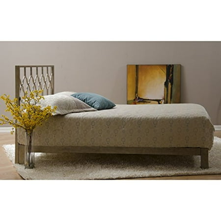 Aura Design Furniture Motif Designs Motif Design Honeycomb Metal Headboard and Aura Deluxe Platform Bed - Gold Twin ()