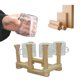 thumbnail image 4 of Escurreplatos de Madera Plegable y Desmontable | Escurreplatos de Madera de Haya para Cocina, Camping y Restaurante | Organizador de 20 X 20 X 11 Cm para Tazas y Vasos, 4 of 6