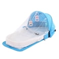 thumbnail image 1 of Cama de bebé plegable, cuna de bebé portátil, cuna de bebé plegable suave, cama de viaje portátil para bebé, máxima confiabilidad, 1 of 8