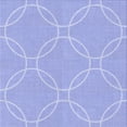 thumbnail image 1 of Ahgly Company Machine Washable Indoor Square Transitional Sky Blue Area Rugs, 6' Square, 1 of 7