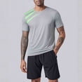 thumbnail image 2 of TEAJOPSUU Men's Graphic Print Sports T-Shirt Quick Dry & Moisture-Wicking Odor-Resistant & Stretchy & Wrinkle Resistant For C-Gray, 2 of 5
