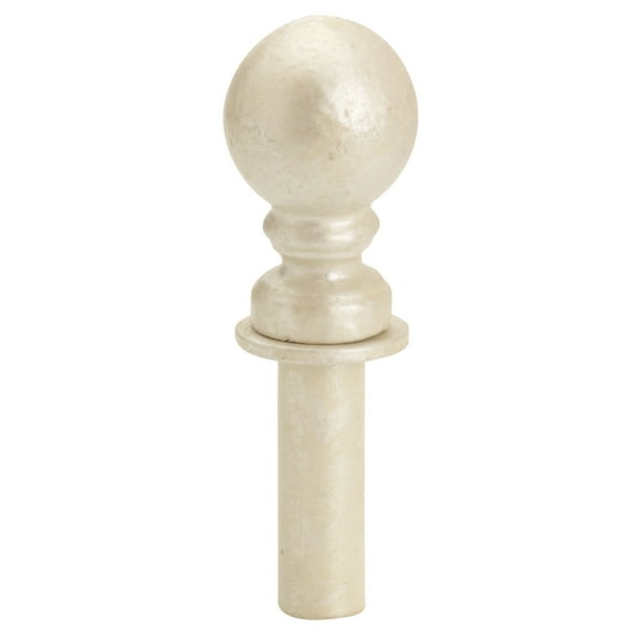 Boutique Ivory Ball Finial for Counter Merchandise Hooks