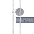 thumbnail image 6 of Nuragold 10k Real White Gold Solid Cuban Curb Link 3mm Chain Necklace (16"-30") Italian Jewelry for Men & Women, 6 of 8