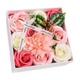 thumbnail image 2 of Caja de regalo de flores de jabón para damas y niñas, caja de jabón de flores, jabón de baño de flores de regalo romántico para el día de la madre, 2 of 8