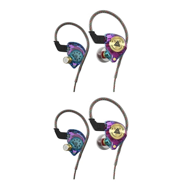 Guardoinrt AK3 FiLe Wired Earbuds In Ear 3.5mm Music Sound Cellphone Earphone Running Headset Replacement with Eaps Colorful 2Set