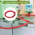 thumbnail image 7 of Unique Bargains 1 Pc 6 AWG Gauge 7FT Copper Battery Inverter Cable 3/8" Lug 5/16" Lug Red, 7 of 7