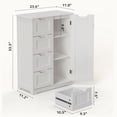 thumbnail image 2 of Asofer Kitchen Pantry Storage Cabinet with 4 Drawers for Kitchen, Living Room,White, 2 of 12