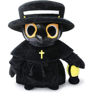 Plush Toy (Pest Doctor) Plush Plague Animal 15cm Creepy Cute Stuffed Plush Pillow Soft Fluffy Halloween Embrace Pillow Gift for Kids Adults