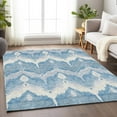 thumbnail image 4 of Dalyn Rugs Premium Machine Washable Mayfield AMF743 Denim 3' x 5' Rug, 4 of 7