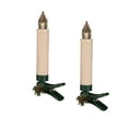 thumbnail image 3 of Set of Twentyfour Off White Flameless Christmas Taper Candle, 3 of 3