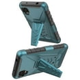 thumbnail image 6 of SPY CASE for Alcatel TCL A3 A509DL / TCL A30 Case with Tempered Glass Screen Protector Hybrid Cover with Kickstand Phone Belt Clip Holster - Teal, 6 of 6