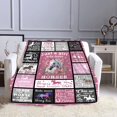 thumbnail image 3 of Horse Gifts for Girls Gifts for Horse Lovers Birthday Gifts for Girls Cozy Pink Pony Blanket 50x60in Cute Animal Throw Blankets for Bed Living Room Sofa Horse Decor for Girls Room, 3 of 6