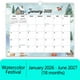 thumbnail image 3 of Calendario Calendario de pared de 18 meses (2026-2027) con doble encuadernación, diseño en Rkxzt, 3 of 9