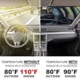 thumbnail image 6 of Black Cat Car Windshield Sun Shade Fun Animal Cool Fold-able UV Ray Sun Visor Protector Sunshade to Keep Your Vehicle Cool 51"x28", 6 of 7
