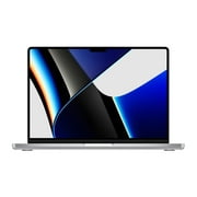 Apple Macbook Pro 14-inch (16GPU, Silver) 3.2Ghz 10-Core M1 Pro (2021) Laptop 512 GB Flash HD & 16GB RAM-Mac OS (Certified, 1 Yr Warranty)