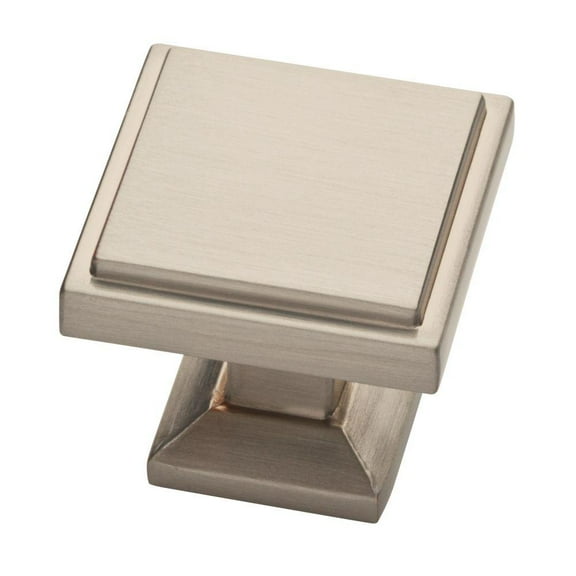 Liberty P37502C-SN  1" Satin Nickel Classic Square Cabinet Drawer Knob