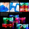 thumbnail image 4 of 2022 Gafas LED Plástico 12 pares de anteojos de fiesta Gafas de sol brillantes para Navidad, 4 of 8