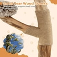thumbnail image 6 of Costway Modern Cat Tree with Pear Wood Trunks Scratching Posts Soft Long Plush Fabric, 6 of 9