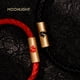 thumbnail image 4 of Pulsera de piel trenzada para hombre y mujer, brazalete con diseño de dragón del zodiaco, Punk, color rojo y negro, accesorios neutros, 4 of 5