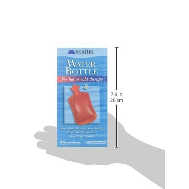 MABIS Rubber Water Bottle Red - Office Depot