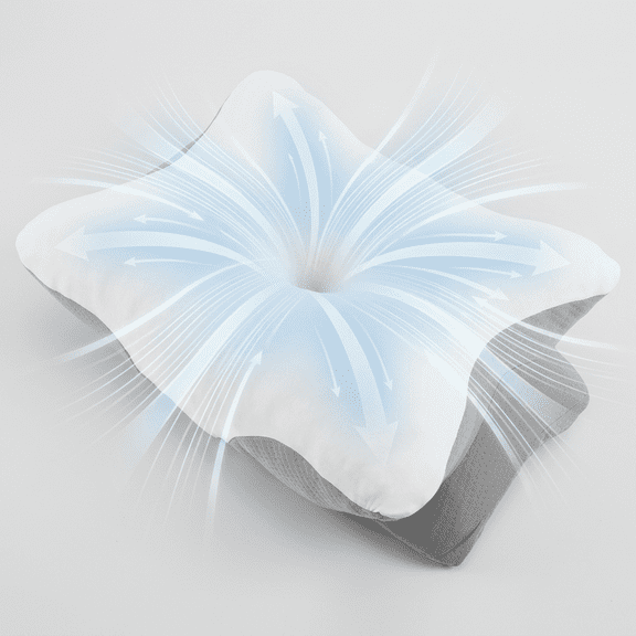 Contouring Pillowcase Cover Stable Easy to Clean Cervical Neck Pillows Cover Smooth Soft Pillowcase for Your Good Sleeping