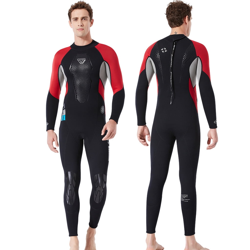 Traje De Neopreno 1.5 Mm Para Hombre - Transpirable, Con Cremallera Frontal, Ideal Para Surf, Buceo Y Natación