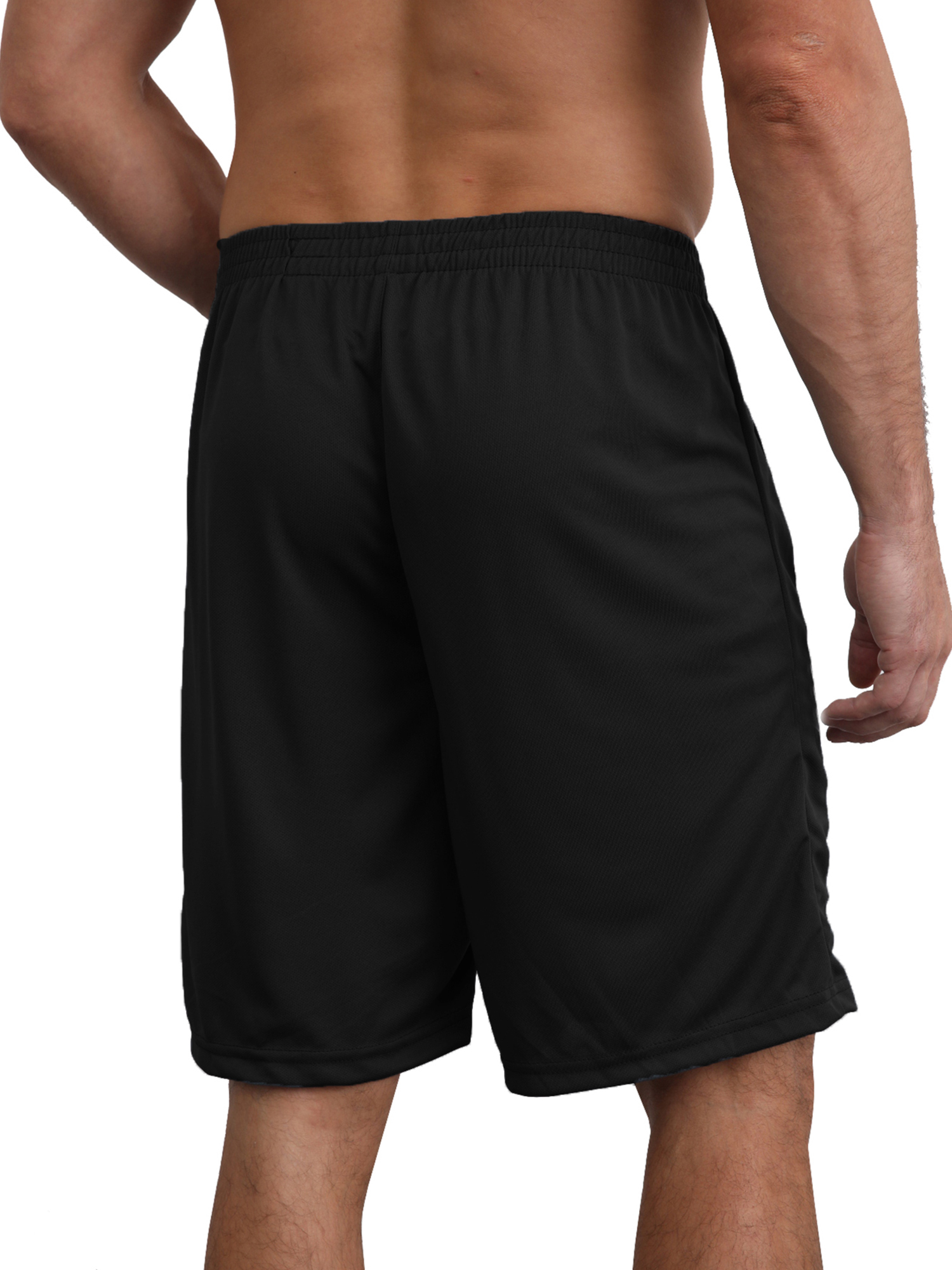 RPOVIG Men's Athletic Gym Shorts, 3-Pack photo 4