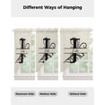 thumbnail image 4 of Letter I Swag Valances for Windows, Monogram Words Rod Pocket Sheer Valances for Large Windows, Swag Toppers Light Filtering for Kitchen Living Room 2 Panels 36''x45'', 4 of 6