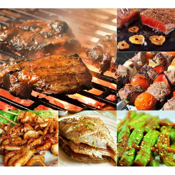 Support de rôtissage en acier inoxydable, support de cuisson antiadhésif  pour Barbecue, fumeur de bœuf, Grill