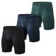 thumbnail image 1 of Pantalones cortos deportivos para hombre, 3 uds., elásticos, ajustados, transpirables, que absorben la humedad, entrenamiento para correr, 1 of 7