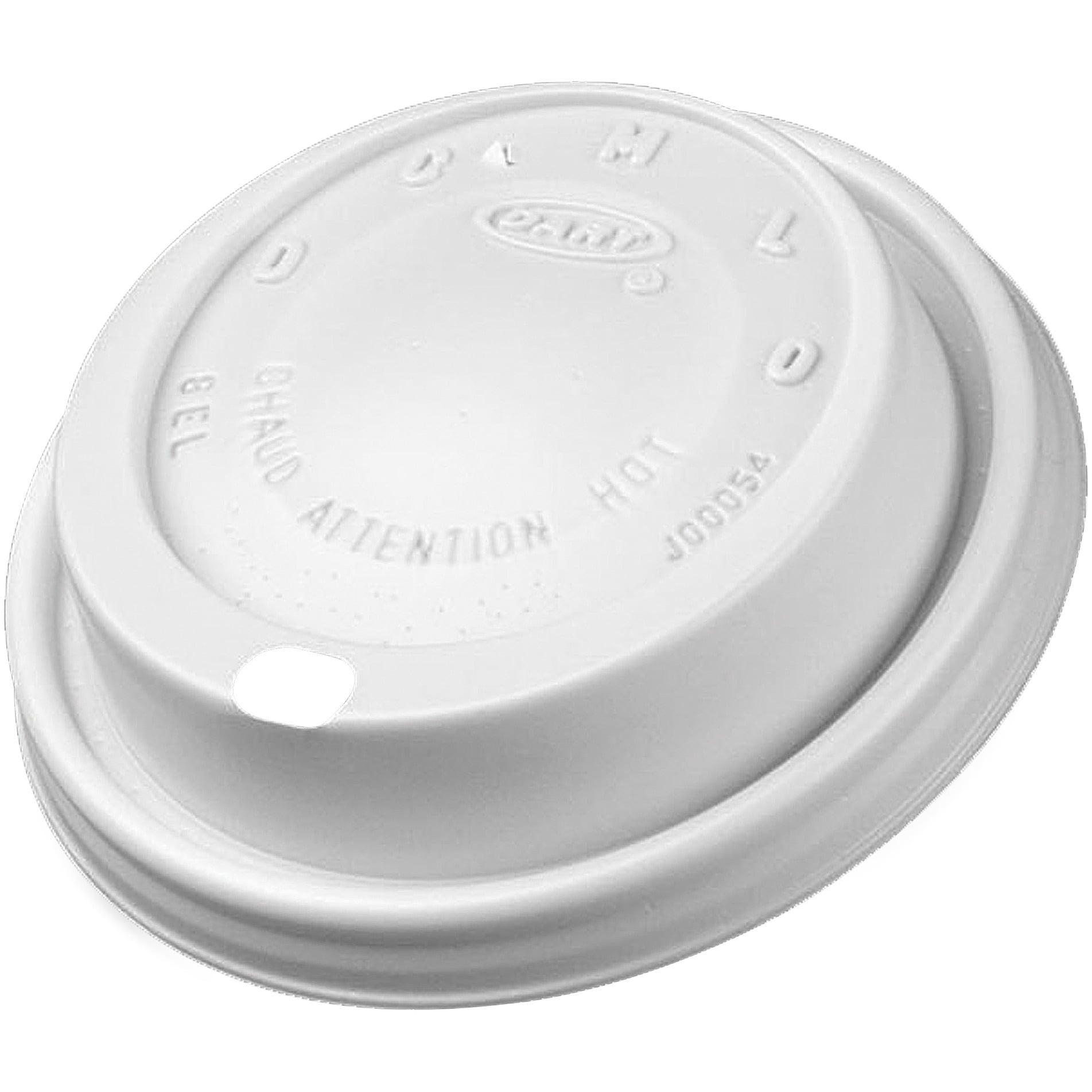 Dart 8 oz. Foam Cup Lids, White, 1000 / Carton (Quantity)