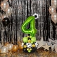 thumbnail image 5 of 40-Inch Green Football Number Balloon – Soccer-Themed Latex & Foil Decor for Boys’ 1st–9th Birthday (Paper), 5 of 6