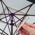 thumbnail image 4 of Shisuyan Patio Umbrella Replacement Parts Cylindrical Steel Silver 1Set, 4 of 9