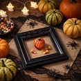thumbnail image 5 of Dalxymotic Halloween Photo Frame, Black Relief Empty Decorative Frame, Spooky Photography Background Prop, Halloween Mini Frame Decor for Table, Shelves, Home, Party, Mantel, 5 of 6
