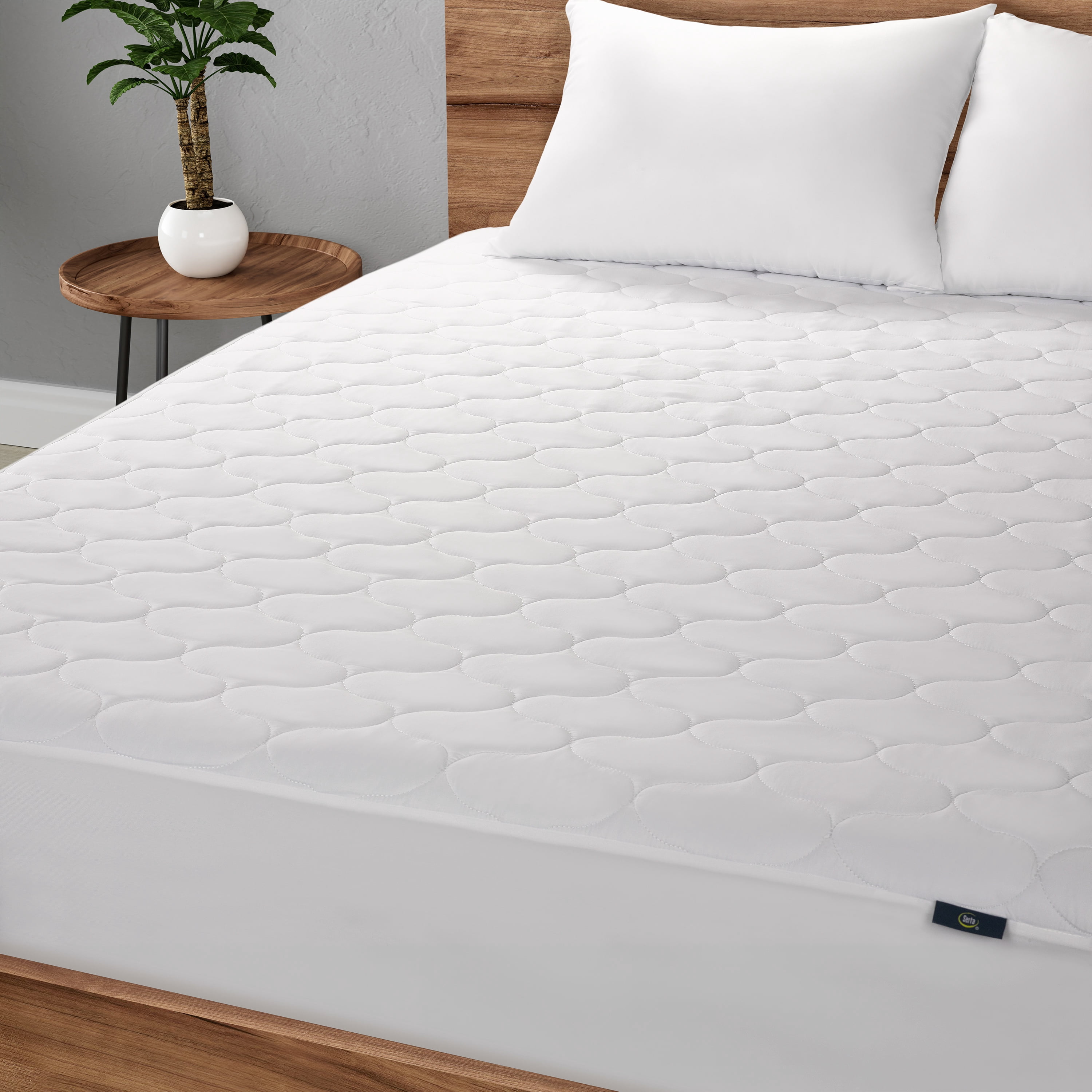 Sertapedic 5-in-1 Advanced Comfort Waterproof Mattress Pad, Queen