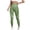 Light Green, variant on felwors Women's Seamless High Waist Yoga Leggings - One-Piece Tummy Control & Butt Lifting Workout Pants with 3D Textured Panels（Brown， L）