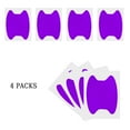 thumbnail image 5 of 4PCS Car Door Handle Sticker, Carbon Fiber Anti-Scratches Car Door Cup Protector, Non-Marking Auto Door Handle Protective Film, Universal for Most Car Handles,Purple, 5 of 5
