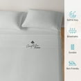 thumbnail image 4 of Couture Charm Hotel Luxury 500-TC Giza Cotton Full Size 4-Pcs Sheet Set Fits Upto 27-30" Deep Pocket (Stripe, Silver Grey), 4 of 4