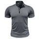 thumbnail image 2 of pstuiky Camisa de manga corta para hombre, Camiseta de verano para hombre, transpirable, cómoda, de color sólido, de secado rápido, de manga corta y cuello redondo camisas casuales para hombre l, 2 of 7