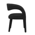 thumbnail image 3 of Side Dining Chair, Black, Fabric, Kitchen Cafe Bistro Hospitality Restaurant, Modern Contemporary HB35934, 3 of 10
