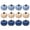A006- Style F, variant on Halloween Pumpkins Fall Decor, Blue and White Decor resin Pumpkins for Farmhouse Halloween Decor, Thanksgiving Decorations Mantel Decor Shelf Decor for Autumn Centerpieces, 12