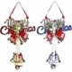 thumbnail image 1 of 2pcs Christmas Hanging Bells Ornament Xmas Tree Wall Pendant Ornaments, 1 of 5