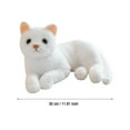 30cm Cute Real Life Cats Doll Stuffed Lying Cat Toys For Children Doll