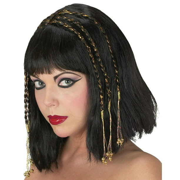 Egyptian Queen Wig Ancient Egypt Cleopatra Greek Roman Wig