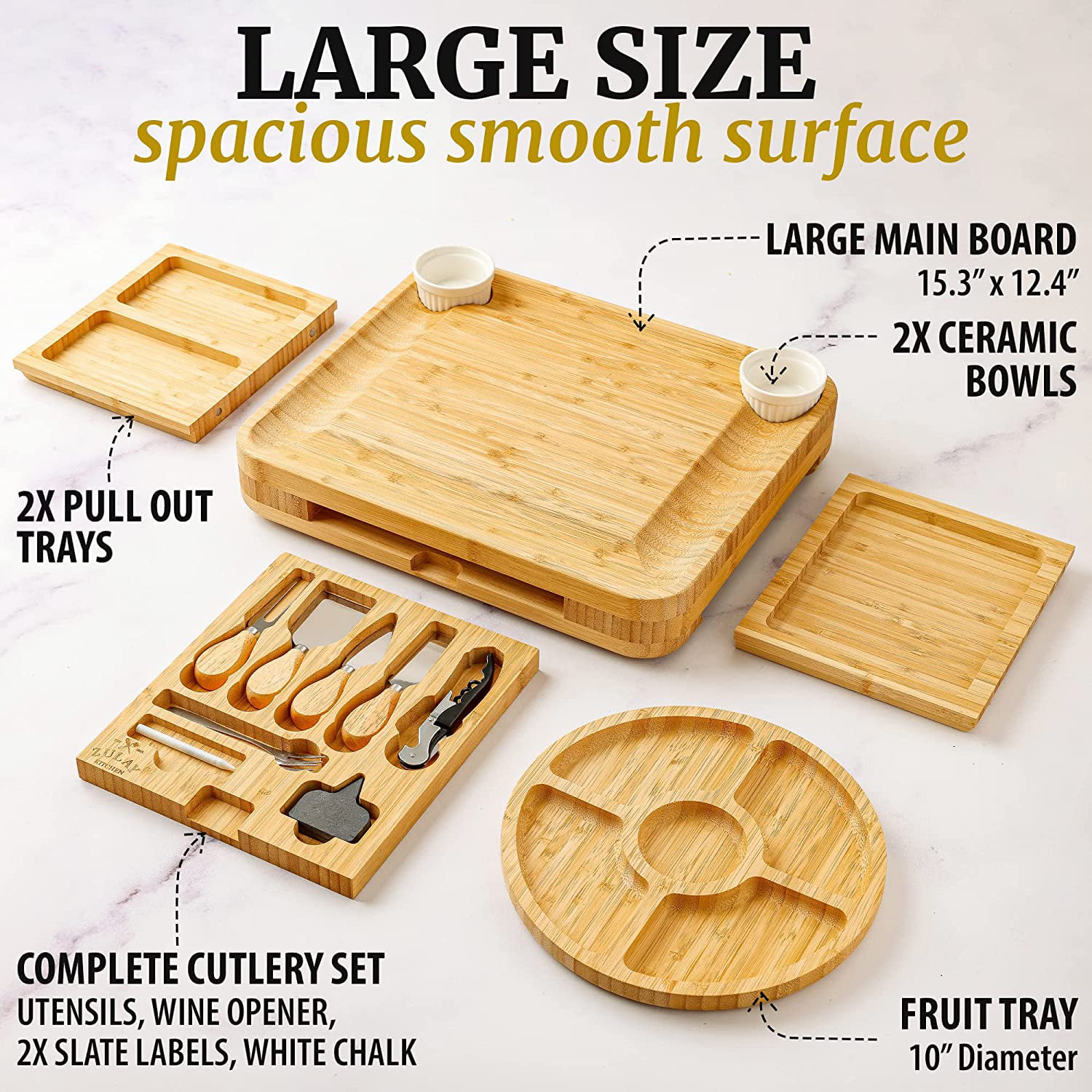 Shop Deluxe Cheese Board Sets on  Sale Right Now