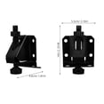 thumbnail image 2 of CATIEBYE 1 Set Adjustable Desk Legs Adjustable Height Steel Black Enhances Usability for Home Office, 2 of 7
