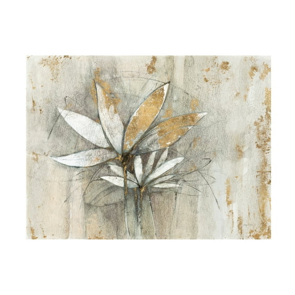 Avery Tillmon 'Windflowers Gold Crop' Canvas Art