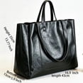 thumbnail image 3 of Women Large Capacity Tote Bag for Women, PU Leather Shoulder Handbag Work Tote Bag with   Travel Bag Computer Bag for Office Travel, 3 of 6