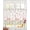 Pink, variant on Pink Spring Floral Sheer Curtains 45 Inch Length 2 Panels Set for Living Room/Bedroom, Pastoral Flowers Farmhouse Rustic Kitchen Curtains Grommet Semi-Sheer Curtains Window Treatments 42"x45"x2